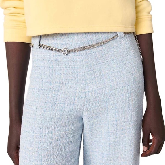 Pictorine Belted Tweed Pants - Picture 2 of 7